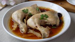 Ayam Kukus Herbal ala Cina Super Mudah | Resep Bergizi Sehari-hari | Makanan Mudah untuk Hari Kerja screenshot 3