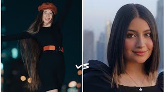 تحدي الجمال بين قمر الطائي vs لانا محمد ✨👑🐥