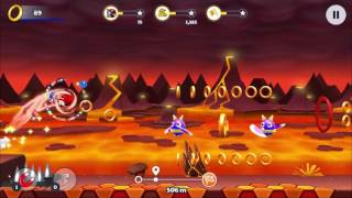 Sonic Runners Adventure Part 4 - Lava Mountain / Vector / Omega