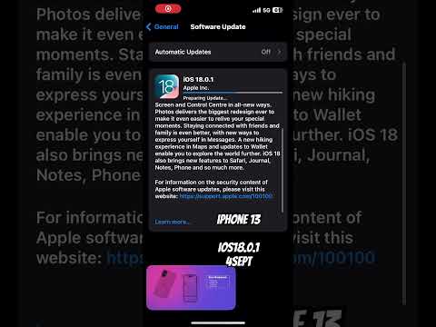 iOS 18.0.1 stable