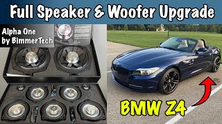 BMW Z4 Full Speaker Upgrade DIY - BimmerTech Alpha One Speaker and Woofer Sound System