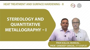 Stereology and quantitative metallography – I
