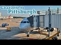 Full Flight: American Airlines A320 Charlotte to Pittsburgh (CLT-PIT)