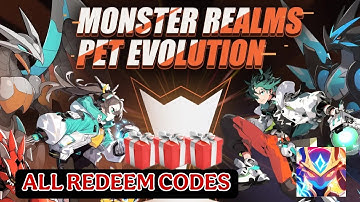 Monster Realms Pet Evolution | All 12 Giftcodes + How to Redeem | Monster Realms Pet Evolution Codes