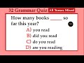 32 grammar mixed quiz  all 12 tenses test  test your english  no1 quality english