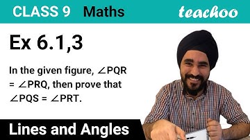 Ex 6.1, 3 - In given figure, ∠PQR = ∠PRQ, then prove - Ex 6.1 - Teachoo