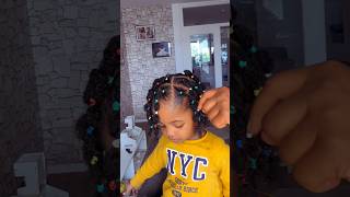 Trending kids hairstyle on natural hair 😍