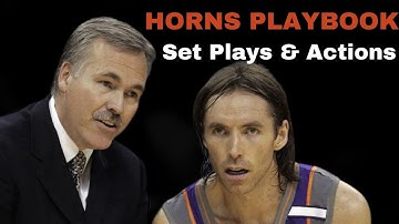 Horns Offense Explained | Horns Set Plays | Mike D’Antoni “7 Seconds Or Less” Suns Offense