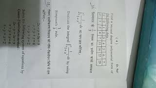 Numerical method and scientific computation  bsc  final year  math 2026 paper 