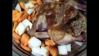 Herb and Balsamic Vineger Game Hen Rice1/2  Chef John The Ghetto Gourmet Show screenshot 4