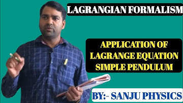 CLASSICAL MECHANICS l Lagrange eq. Simple pendulum l MSc l BSc l NET-JRF l GATE l UPSC l JAM l BTech
