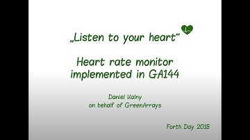 Forth Day 2018 presentation by Daniel Kalny