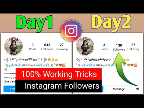 100 % WORKING TRICK TO INCREASE YOUR INSTAGRAM FOLLOWERS|| INSTAGRAM ...