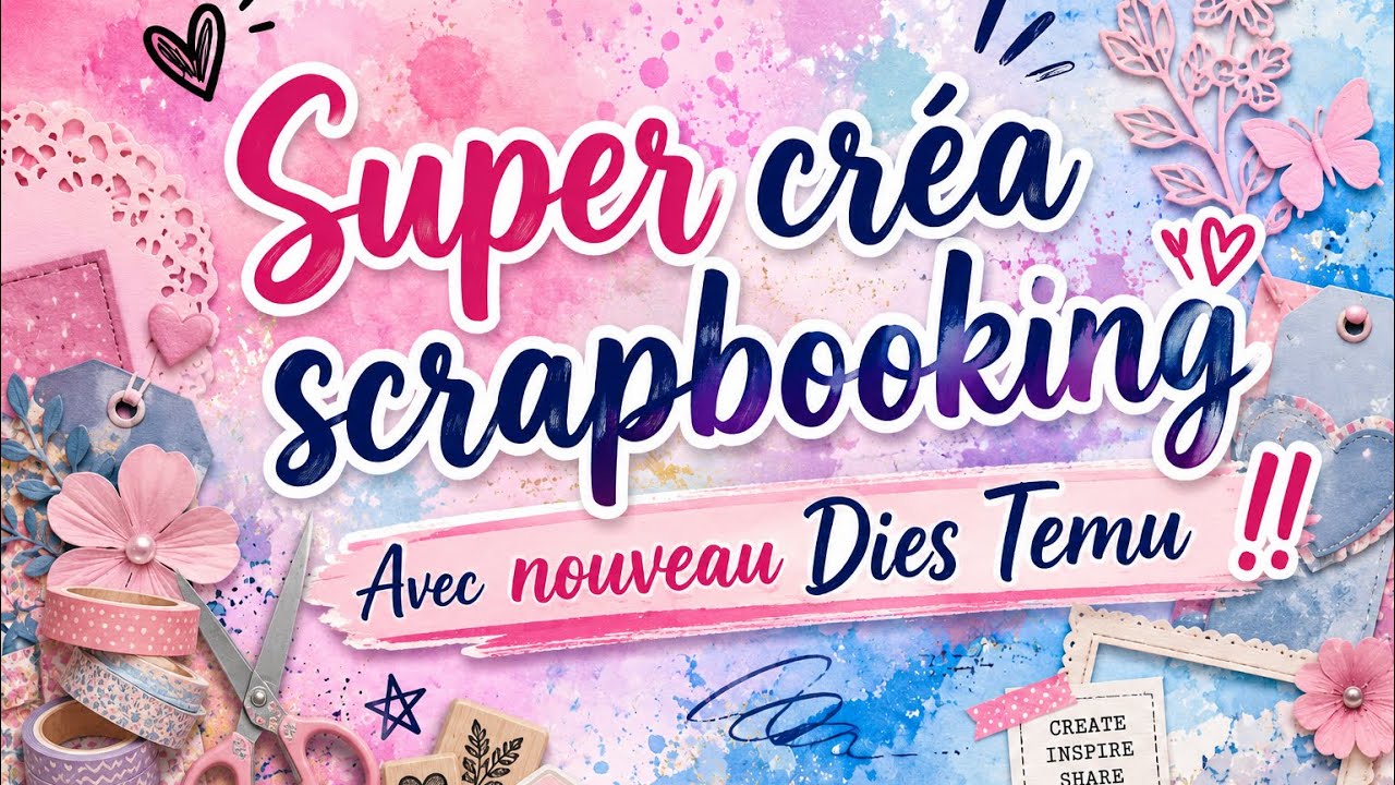Une petite créa ! #scrapbooking #testproduit 