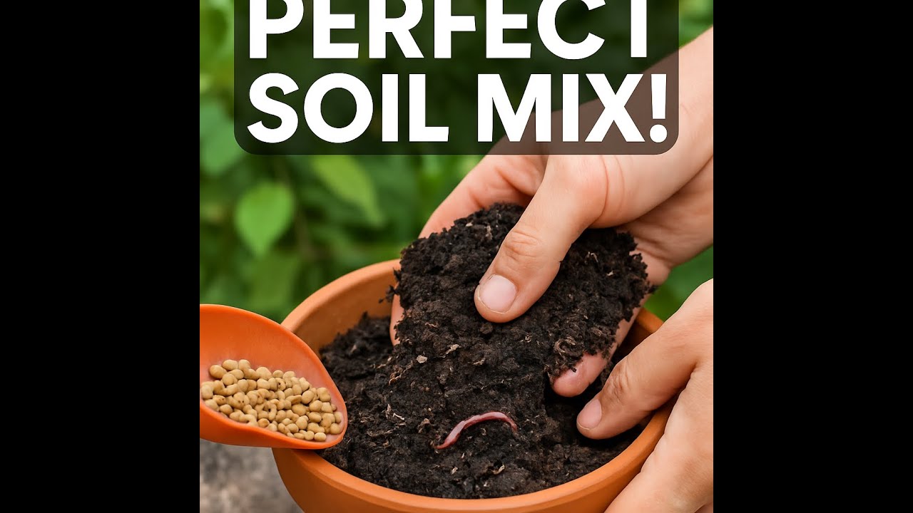 How to Prepare the Perfect Potting Soil | Easy Tips for Healthy Plant ...