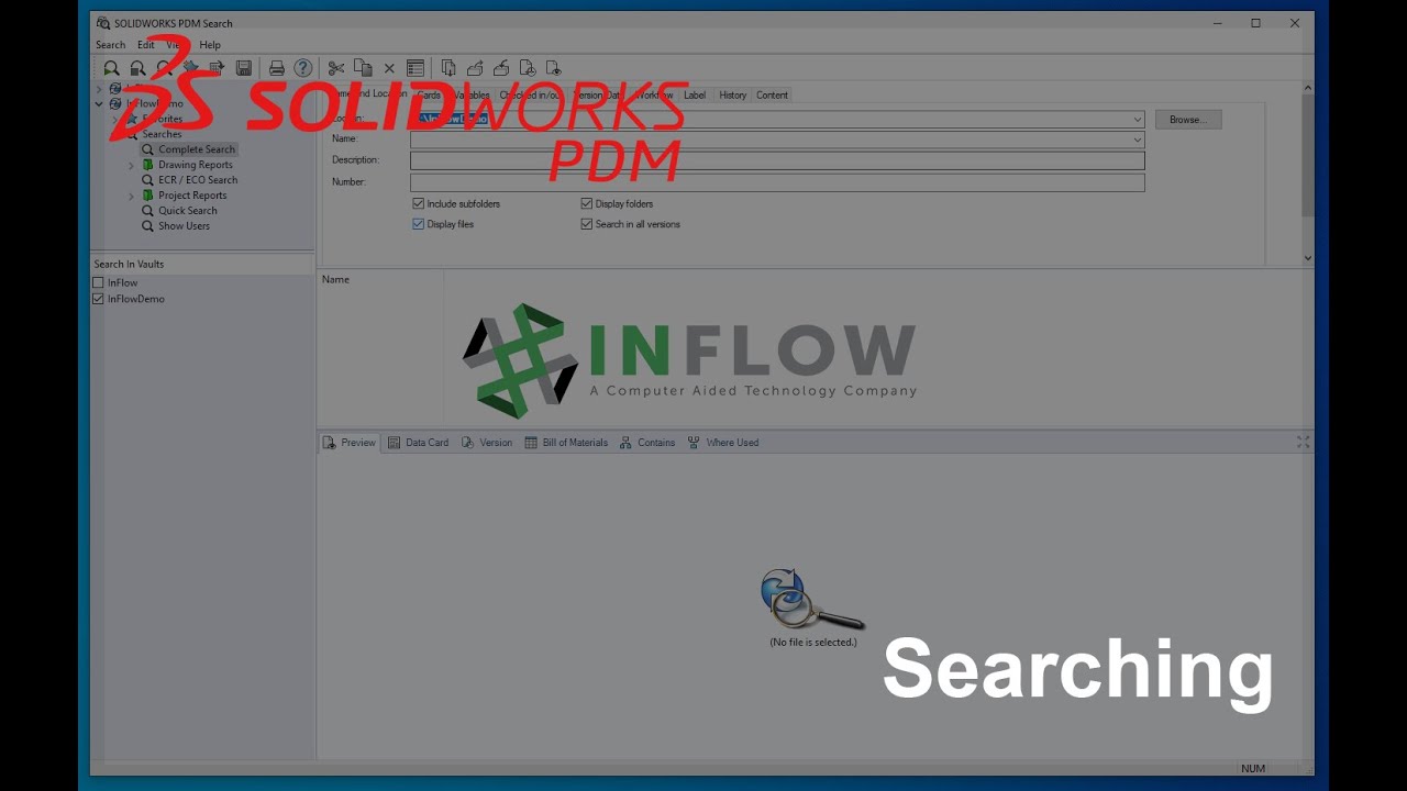 Searching for Files - Day In The Life - SOLIDWORKS PDM User Series ...