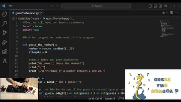 ASMR Programming in Python: Keyboard Sounds & Guess the Number Game Tutorial