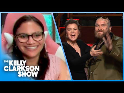 Teddy Swims Surprises Mental Health & Music Program With Kelly Clarkson!