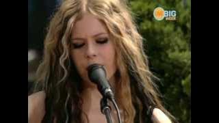 Avril Lavigne - My Happy Ending Acoustic [Live Nick U Pick 2004]