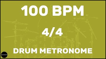 4/4 | Drum Metronome Loop | 100 BPM