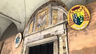 Walking in Rome (Basilica of Santi Quattro Coronati) 23 Aug 2023 [4K HDR]