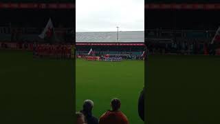 welsh national anthem sang at the woman's Welsh football final 👌