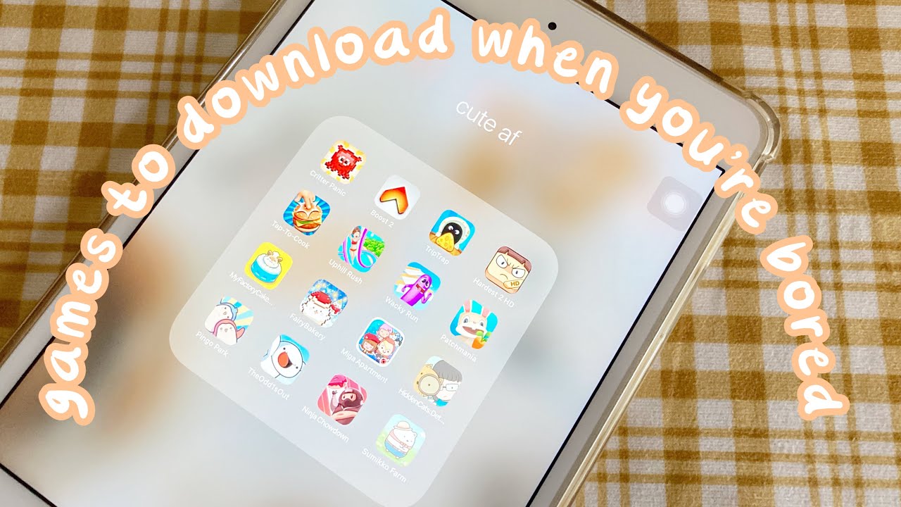 cute games to play when bored / aesthetic games to download when your bored  / cute apps to download 