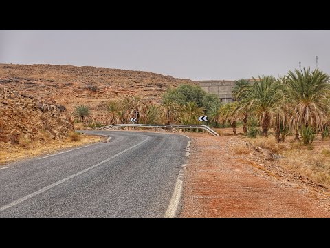 الطريق من ألنيف الى تازارين سحر الجنوب الشرقي       