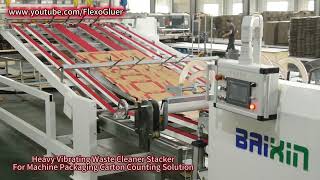 Carton Sheet Counting Batch Counting Stacker for RDC