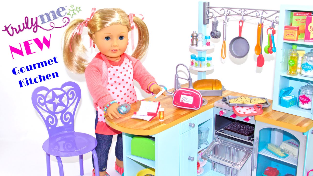 american girl doll gourmet kitchen set new