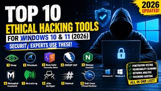 Top 10 Ethical Hacking Tools for Windows 10 & 11 (2026) | Security Experts Use These!