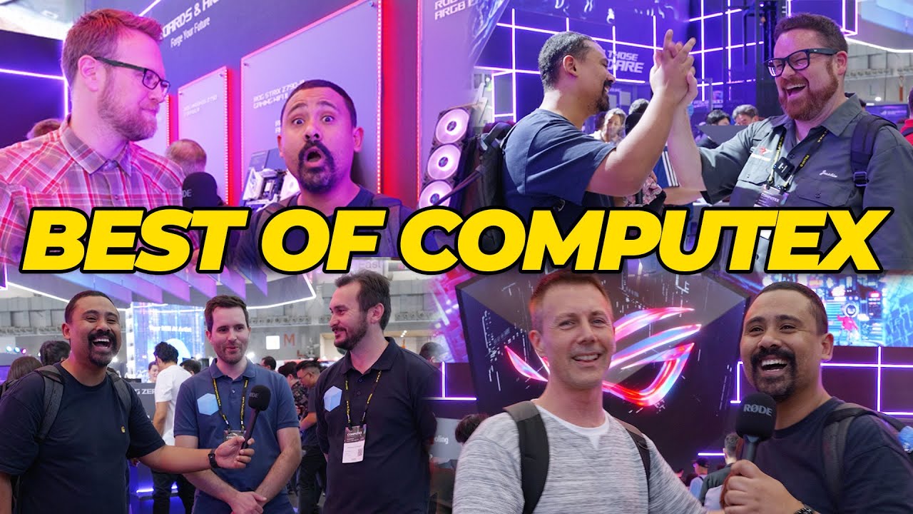 Tech YouTubers favourite things at Computex this year! - YouTube