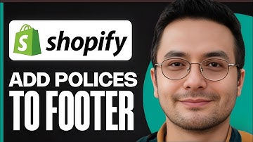 How to Add Policies to Footer on Shopify  - 2025  | Guide Step by Step
