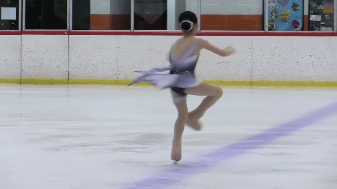 Figure Skating Competition Excel High Beginner 1st Place Olivia Jung (8yrs) 피겨대회 정은재