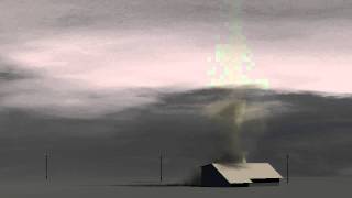 Tornado with FumeFX in 3dsmax test 05