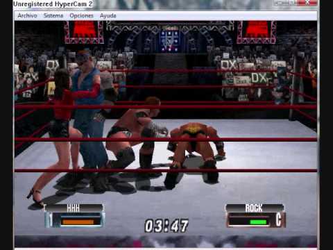 WWF NO MERCY THE ROCK VS TRIPLE H & STEPHANIE MCMAHON (UNDERTAKER
