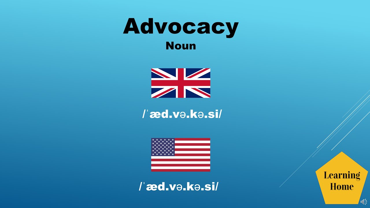Advocacy meaning pronunciation and synonyms Shorts YouTube