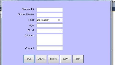 C Sharp Student Biodata part ii