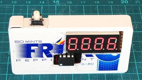【ATtiny13】フリスクタイマー作成