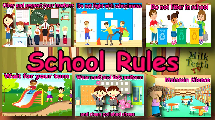 School Rules for kids | Rules of school and Classroom | How to maintain Discipline in school - DayDayNews