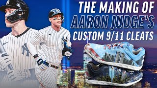 Check Out Aaron Judge's Custom Cleats In Honor Of 9/11 First Responders