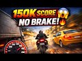 150K Score Target 🚀 No Brake Challenge | Traffic Rider #gaming