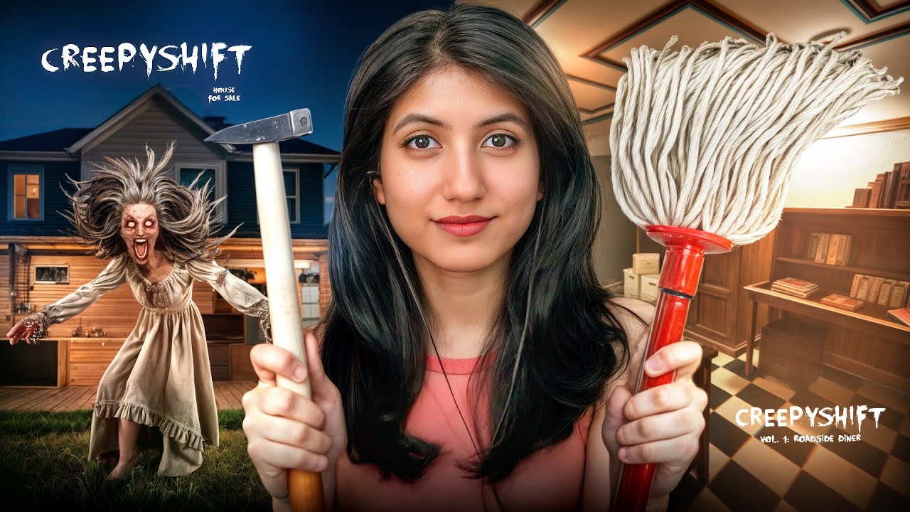 🔴Working at haunted places.. | Creepyshift LIVE Horror games