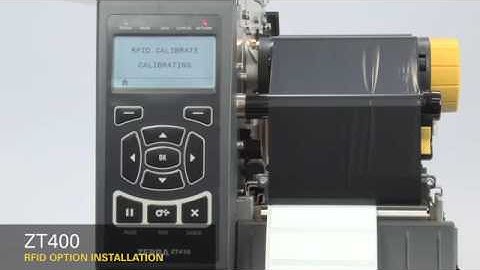 Zebra ZT410 RFID Calibration