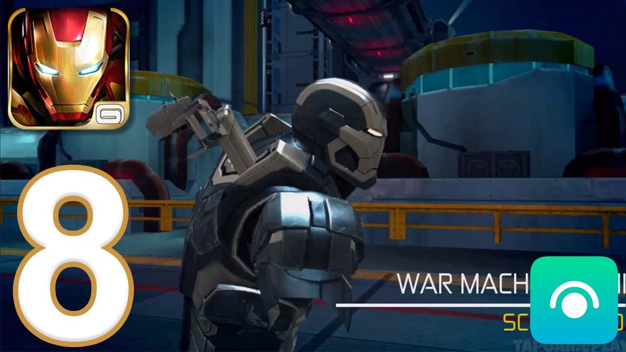Iron Man 3: The Official Game - Gameplay Walkthrough Part 8 - M.O.D.O.K. v. 2.0! (iOS, Android)
