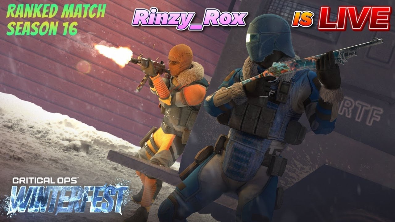 🔴Ranking Live🔥| Critical Ops Ranked Match Gameplay Live | Rinzy_Rox 