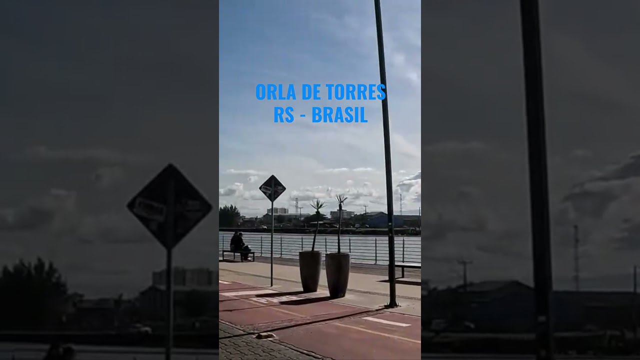 A calmaria da Orla do Rio Mampituba em Torres! 🌊🌾#niceregions #drivingbrasil #4kdrive #pov #viagem