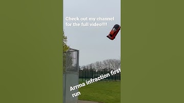 Arrma infraction 6s first run