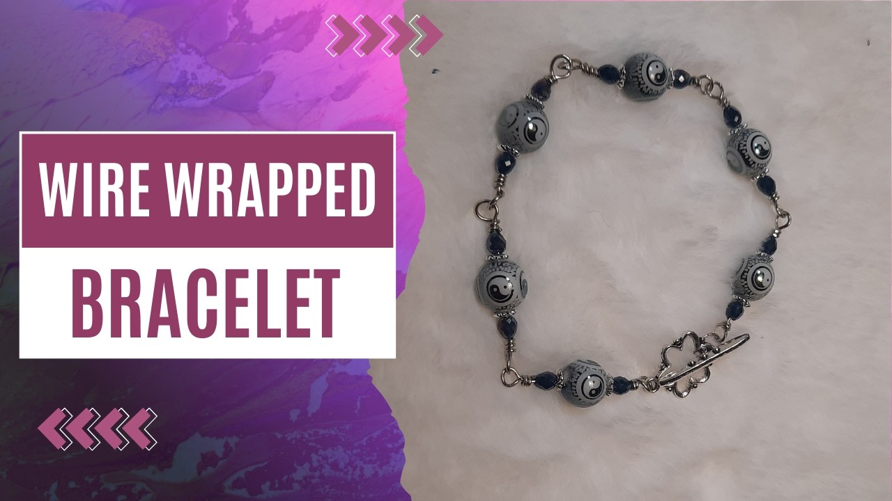 “Midnight Balance” Yin & Yang Bracelet