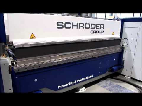 Schröder PowerBend Professional 2000x4mm Kapasiteli Cnc Parçalı Kalıplı Caka